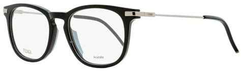 Fendi Rectangular Eyeglasses FF0226 807 Black/Ruthenium 